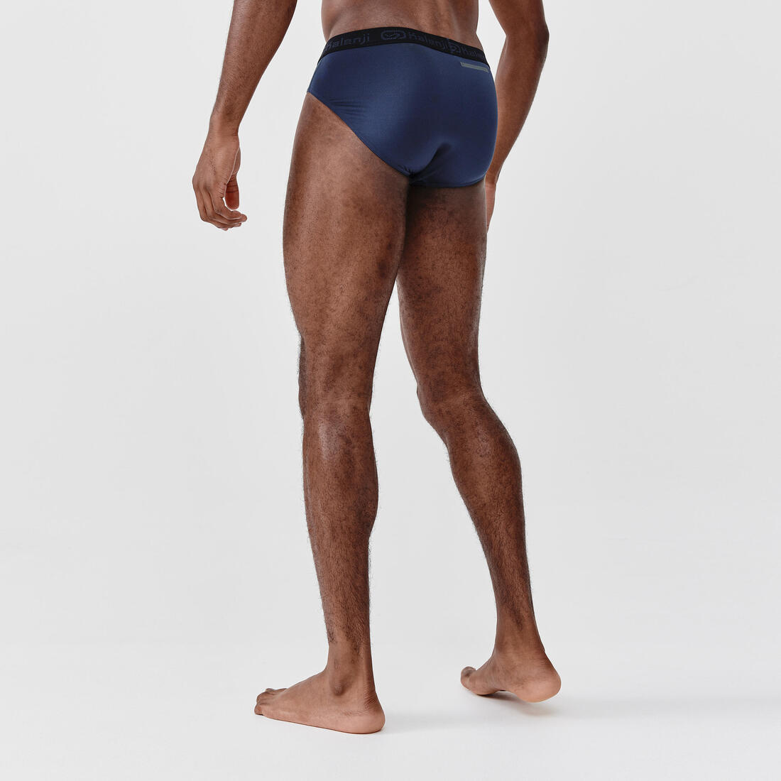 Calzón de Running para Hombre - Kalenji - Gris Azul Marino - Transpirable - Decathlon Panama