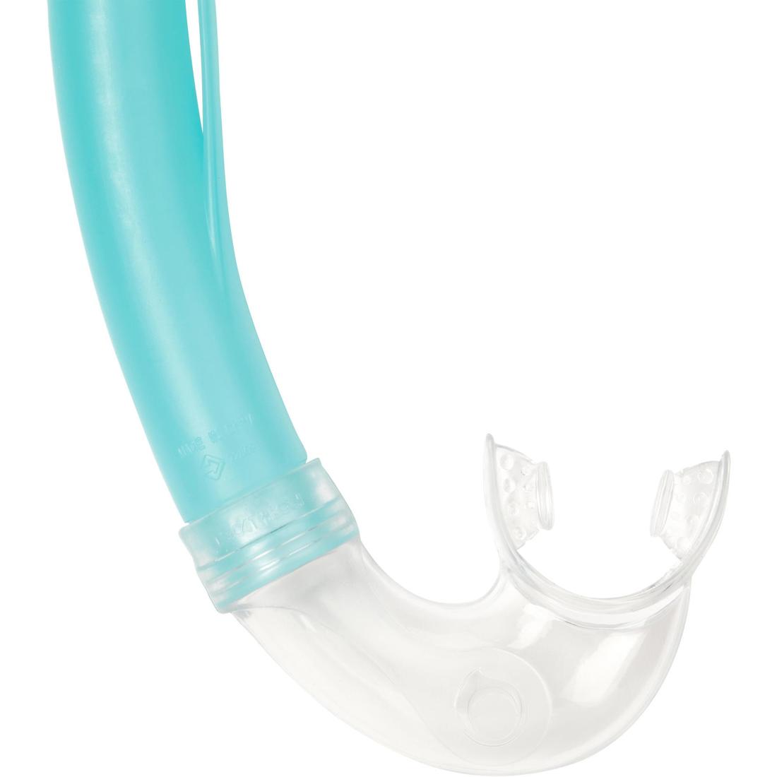 Tubo Apnea y Snorkel FRD100 Niños Turquesa - Decathlon Panama
