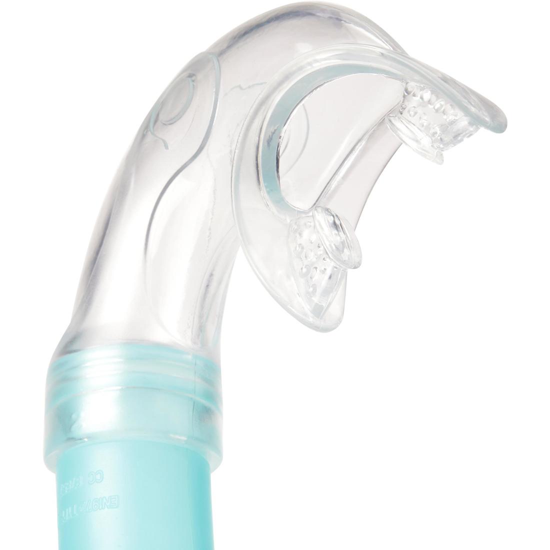 Tubo Apnea y Snorkel FRD100 Niños Turquesa - Decathlon Panama