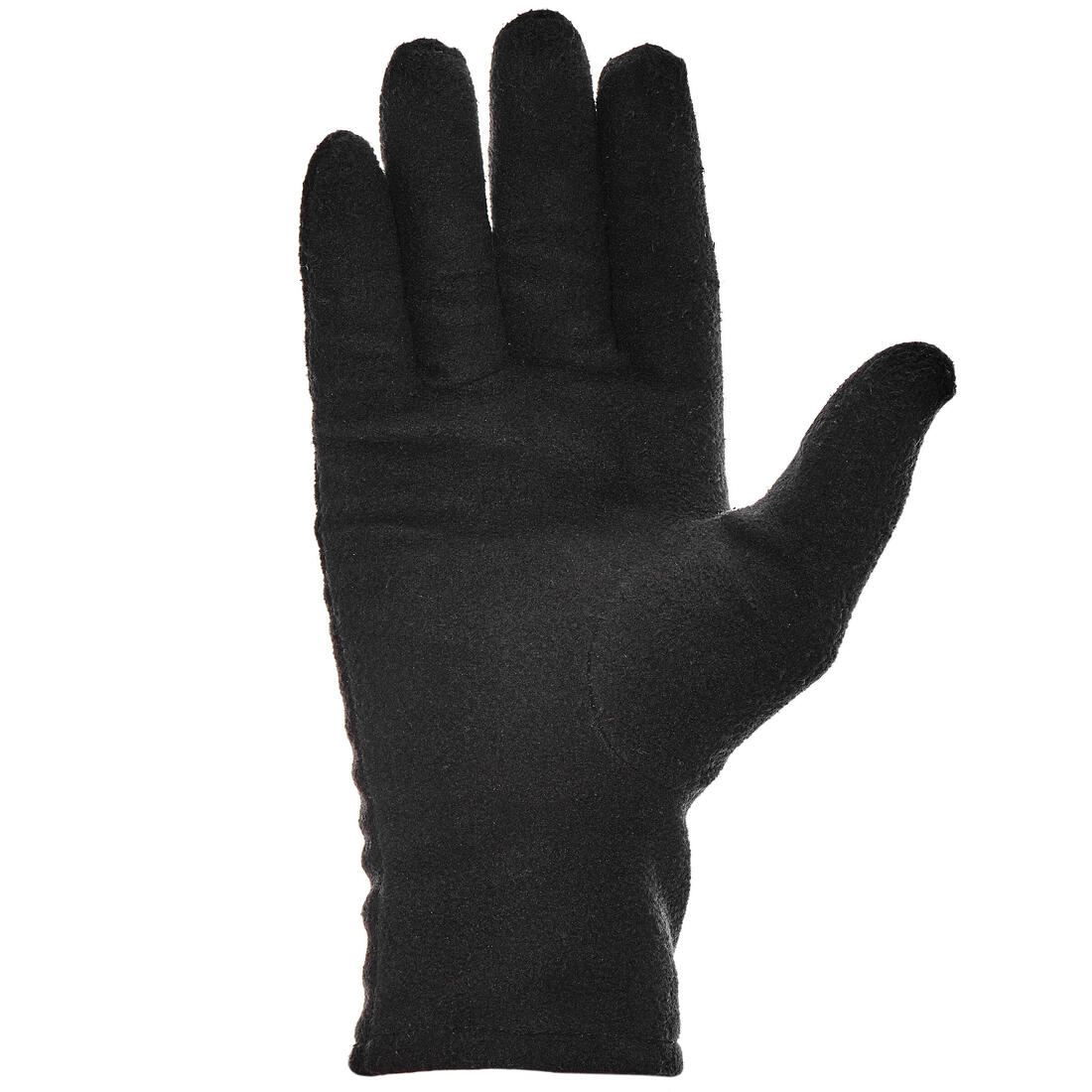 Guantes Polares de Montaña y Trekking Adulto Trek100 Interior Negro