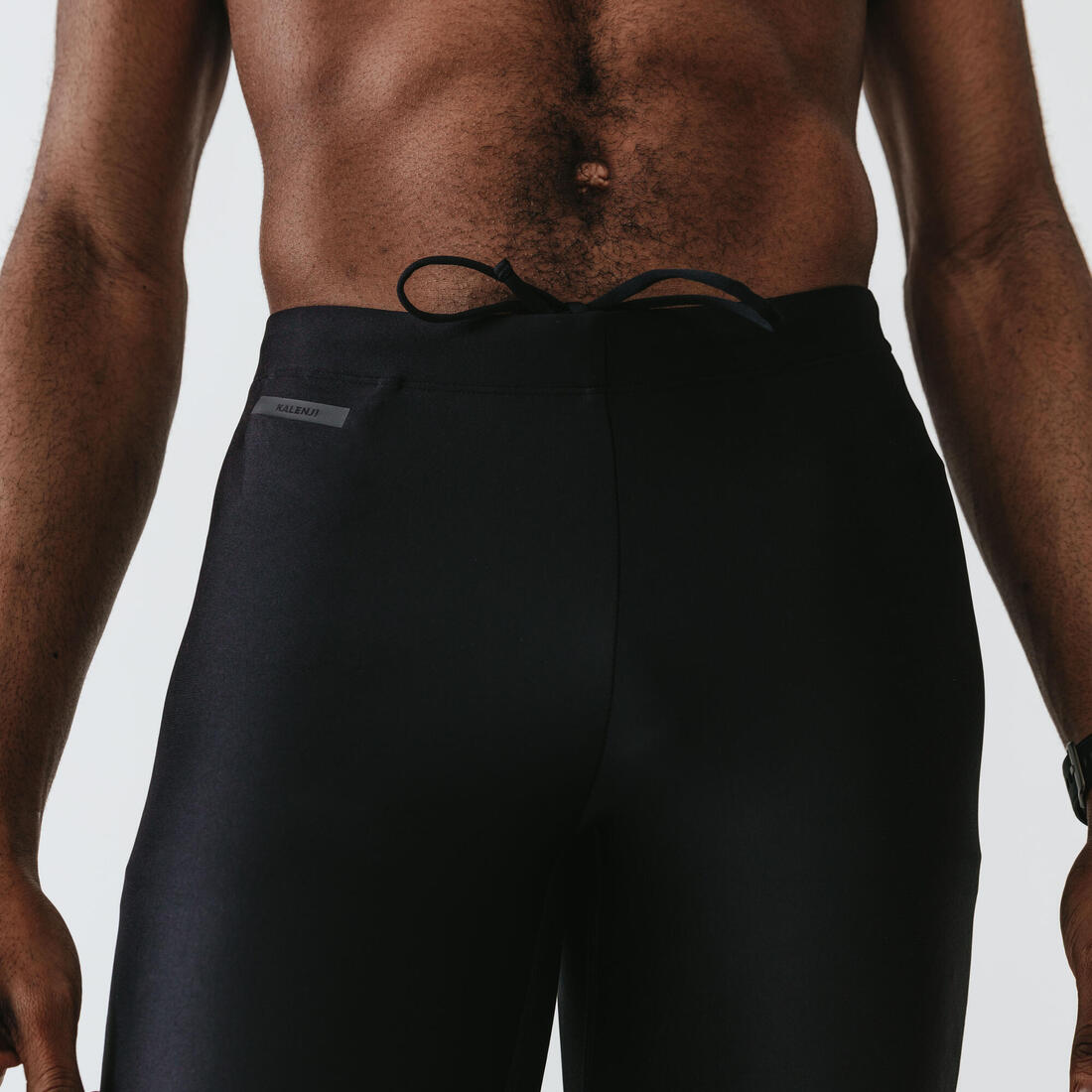 Mallas Pescador Running Dry Hombre Negro Transpirables 3/4
