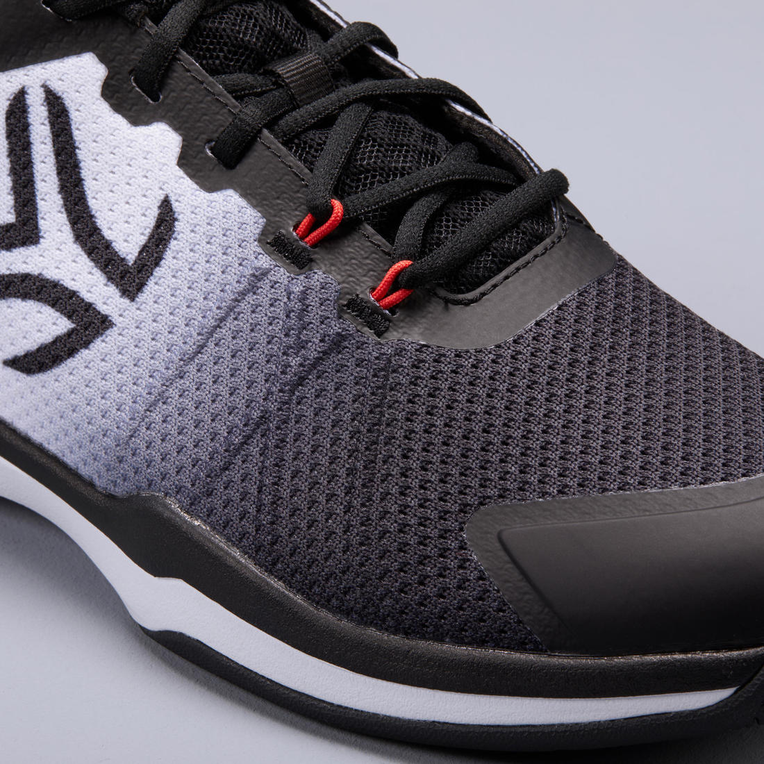 CALZADO DE TENIS HOMBRE TS590 BLANCO NEGRO MULTITERRENO