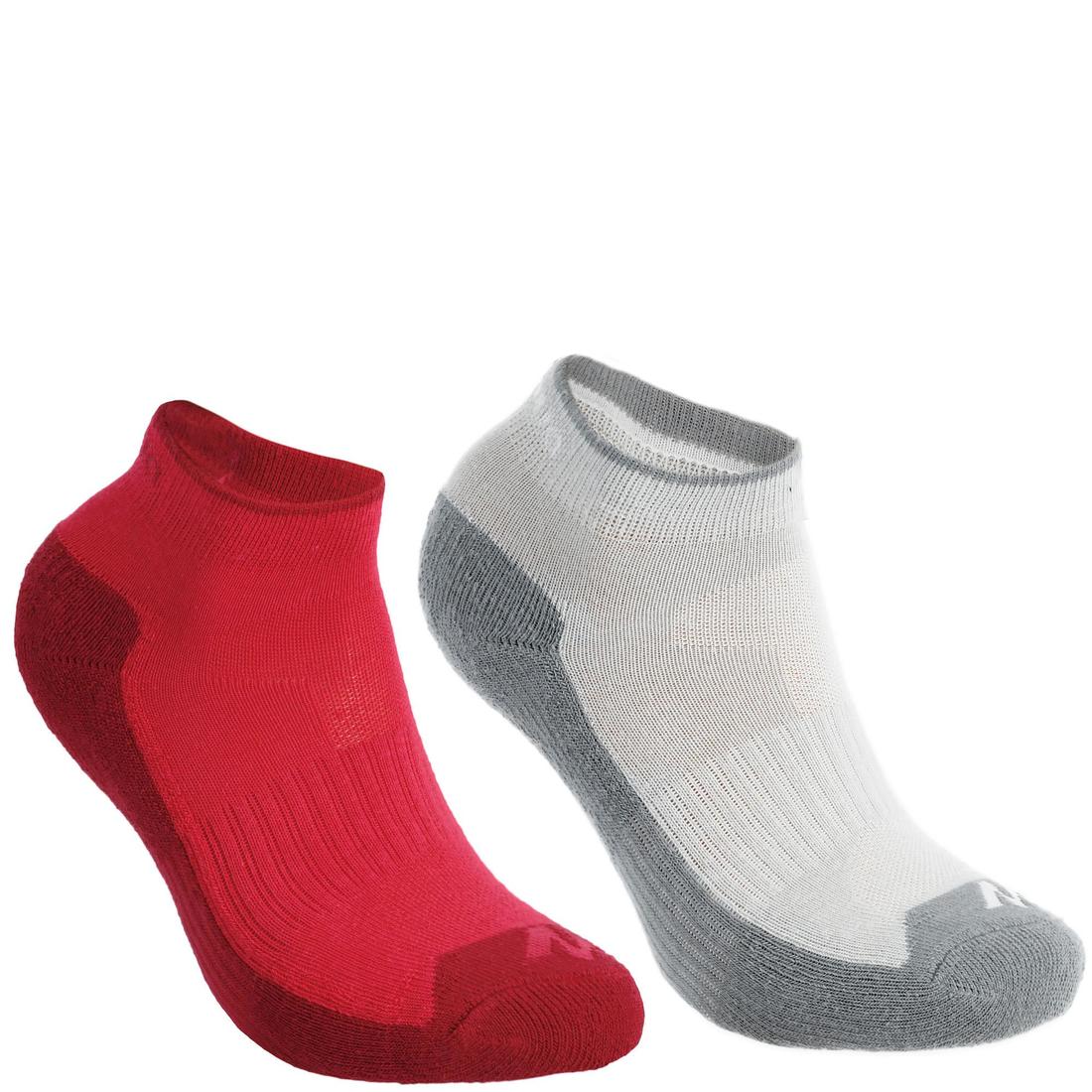 Calcetines de senderismo azul con gris para niños MH100, 2 pares - Decathlon Panama