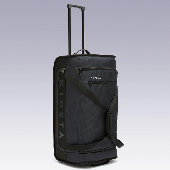 Maleta deportiva de 70 L - ESSENTIAL Negro Gris, photo 20 of 19