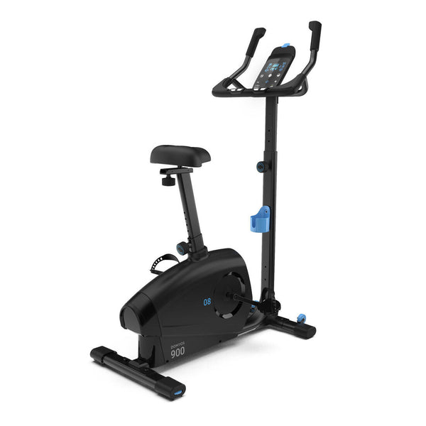 Bicicleta Fija 900 Autoalimentada Conectada Aplicaciones Entrenamiento -  Decathlon