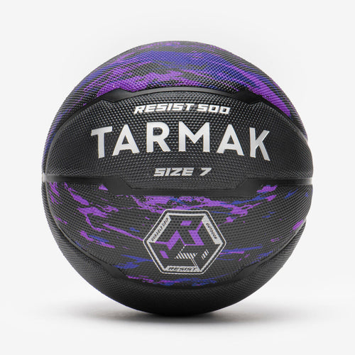 





Balón de básquetbol morado y negro R500 talla 7