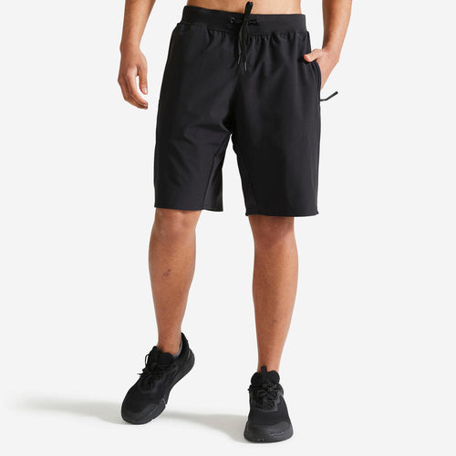 





Short Fitness Collection Hombre Negro Transpirable Bolsillos Con Cierre