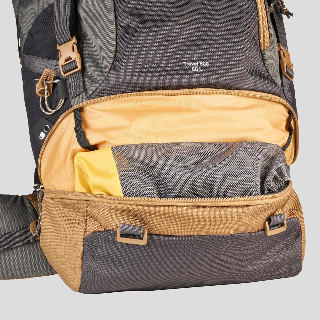 Mochila de viaje hombre 50 L - Travel 500