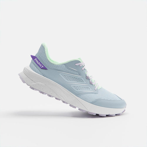 





Tenis de trail running azul con verde para mujer Easytrail