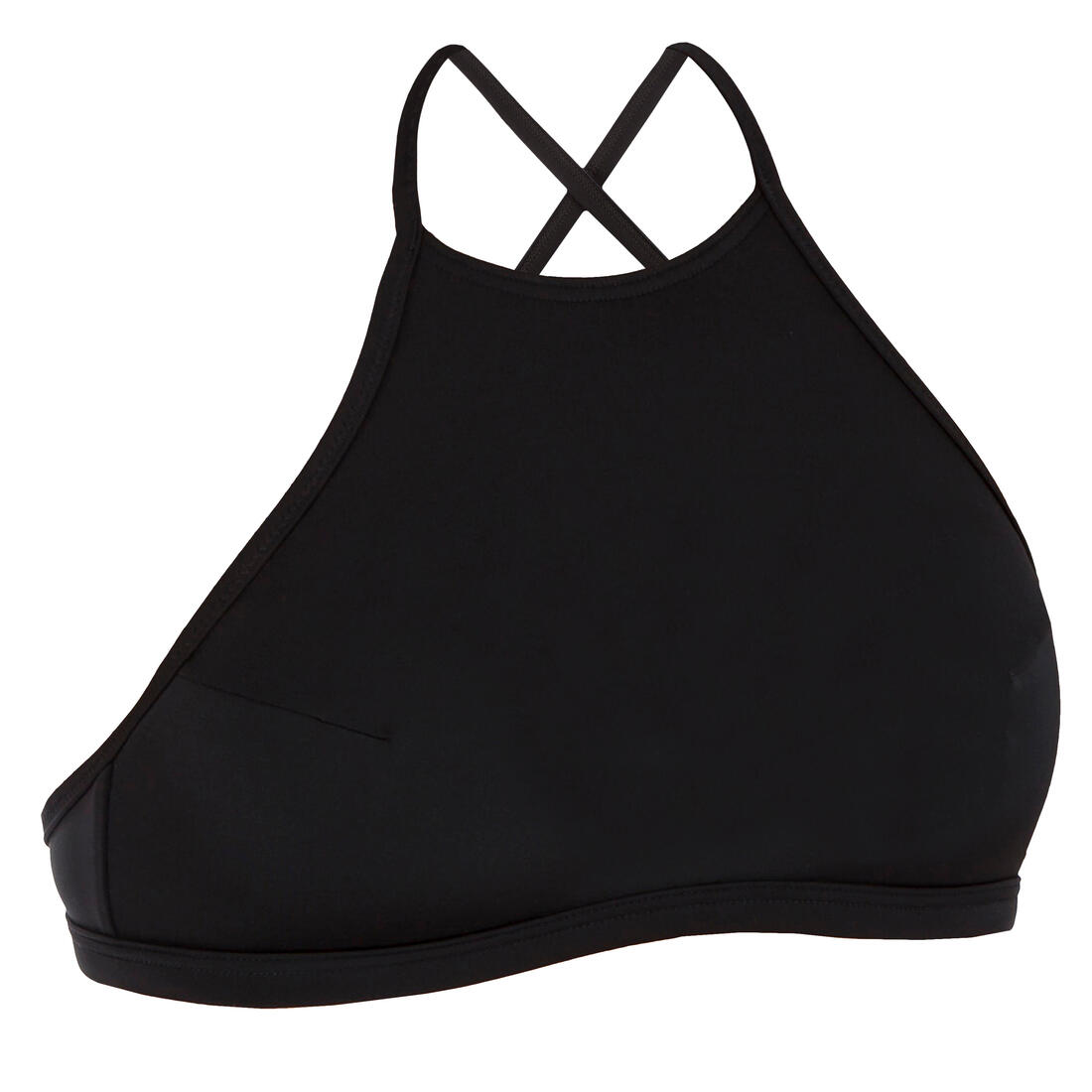 Top Bikini Surf Olaian Mujer Andrea Negro