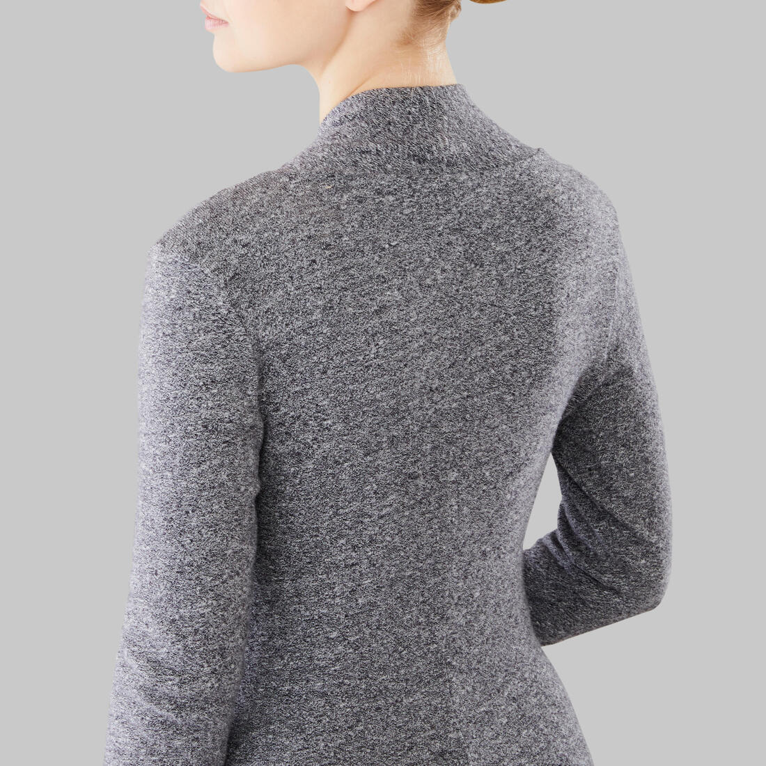 Suéter Ballet cruzado Mujer Starever gris oscuro