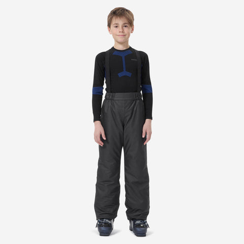 





PANTALÓN DE ESQUÍ NIÑOS CÁLIDO E IMPERMEABLE 100 GRIS OSCURO