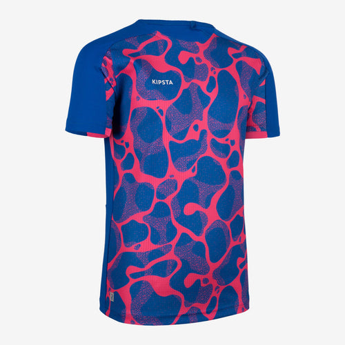 





Playera de Fútbol Viralto JR manga corta AQUA Azul y Rosa