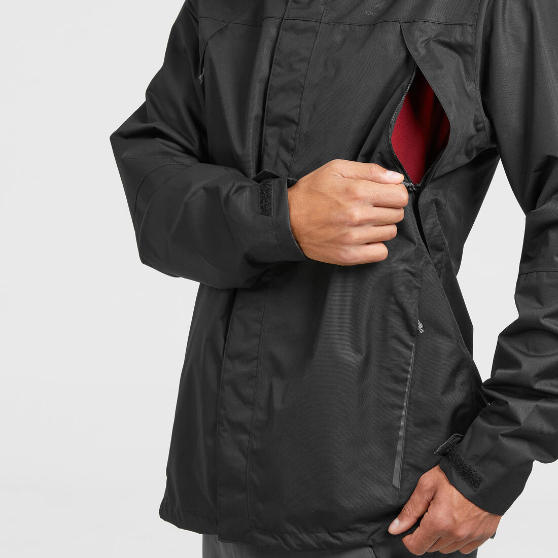 Chamarra ligera impermeable de senderismo - MH100 - Hombre