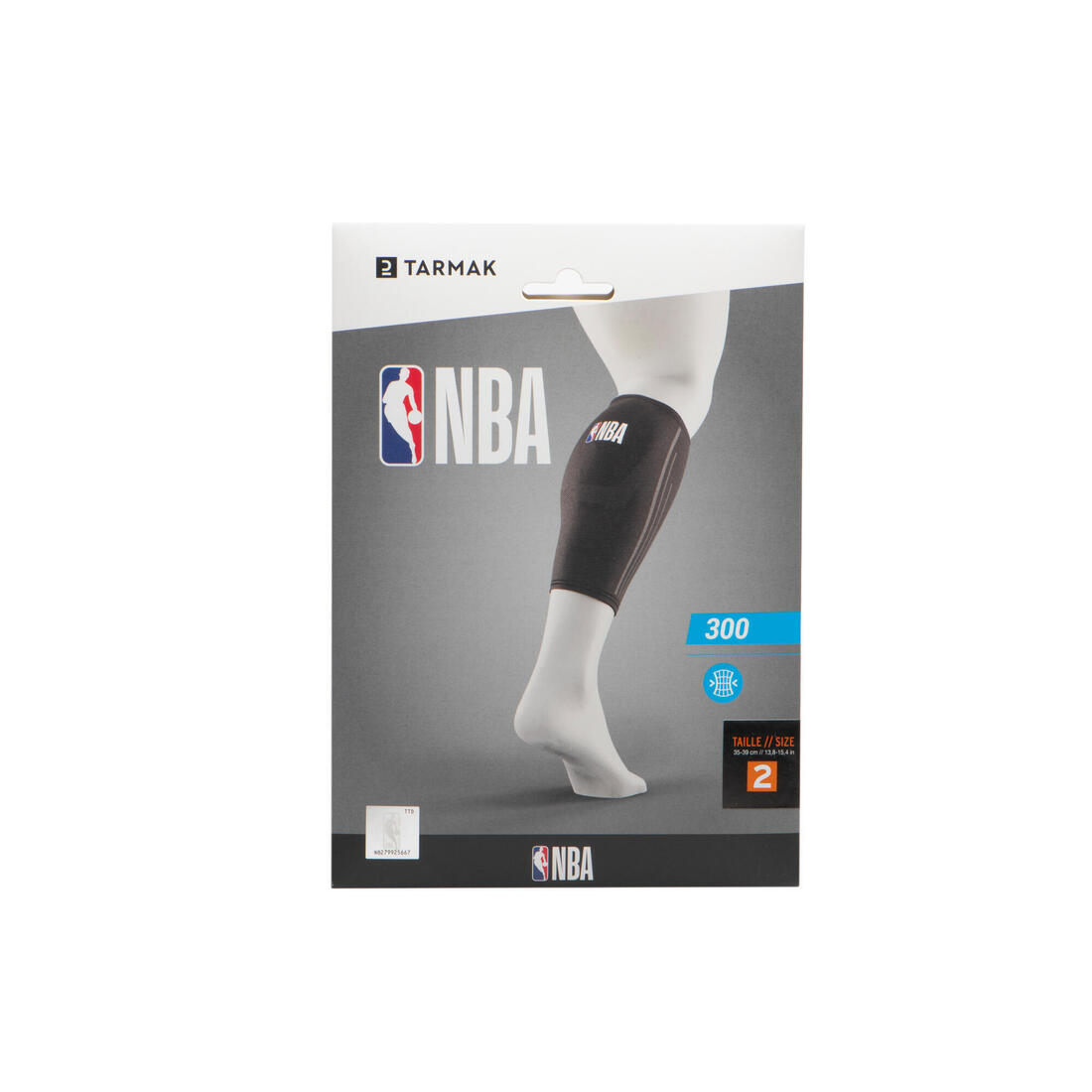 Pantorrillera de sujeción izquierda/derecha adulto NBA - Soft 300 negro - Decathlon Panama