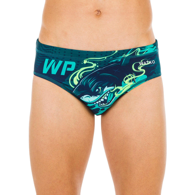 





Traje de Baño Slip Waterpolo Shark Hombre Verde, photo 1 of 5