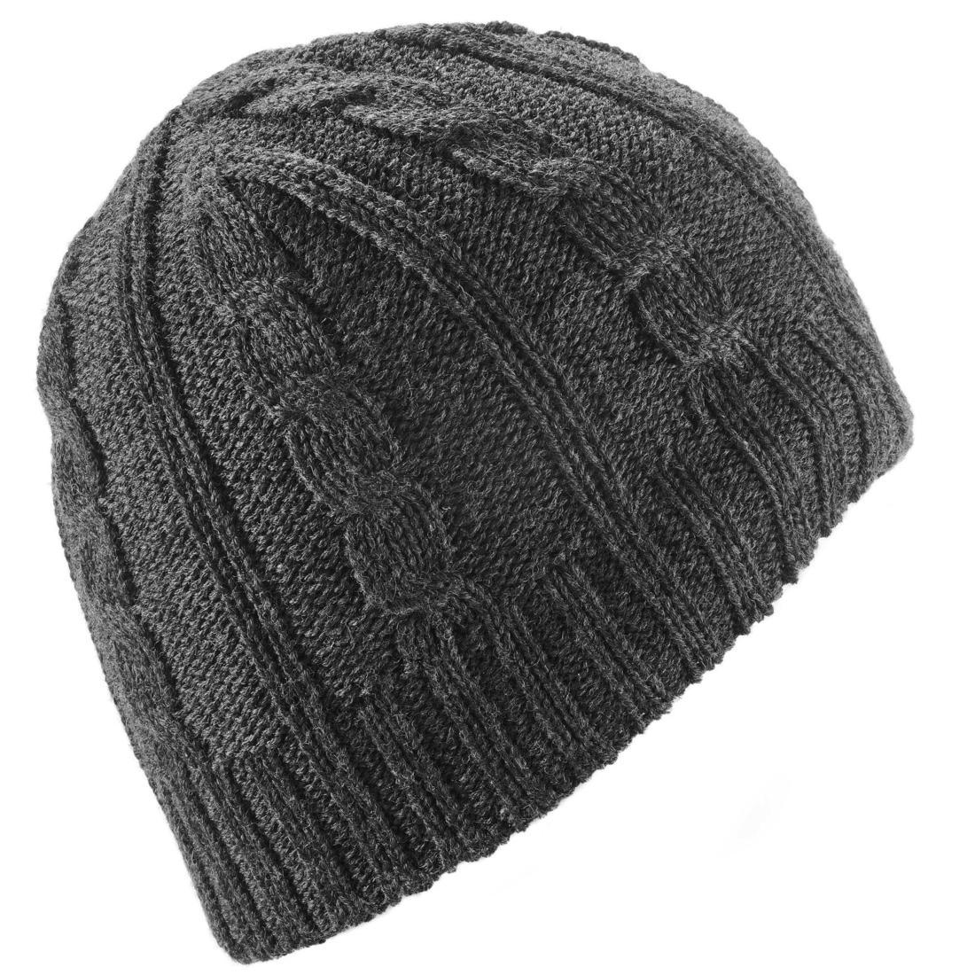 Gorro de Invierno Adulto Wedze Torsades Trenzas Gris