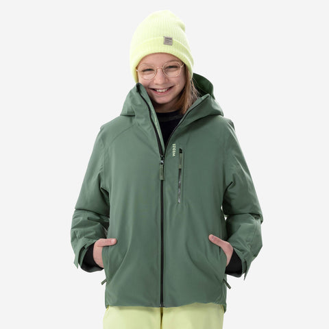 





Chamarra de esquí niños cálida e impermeable 550 - verde