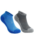 Calcetines de senderismo azul con gris para niños MH100, 2 pares - Decathlon Panama