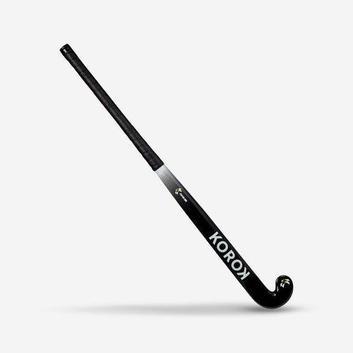 





Palo de hockey sobre hierba de fibra de vidrio y midbow negro para adulto FH100