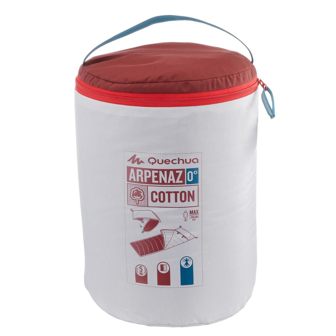 Sleeping bag Camping Quechua 0° Burdeos