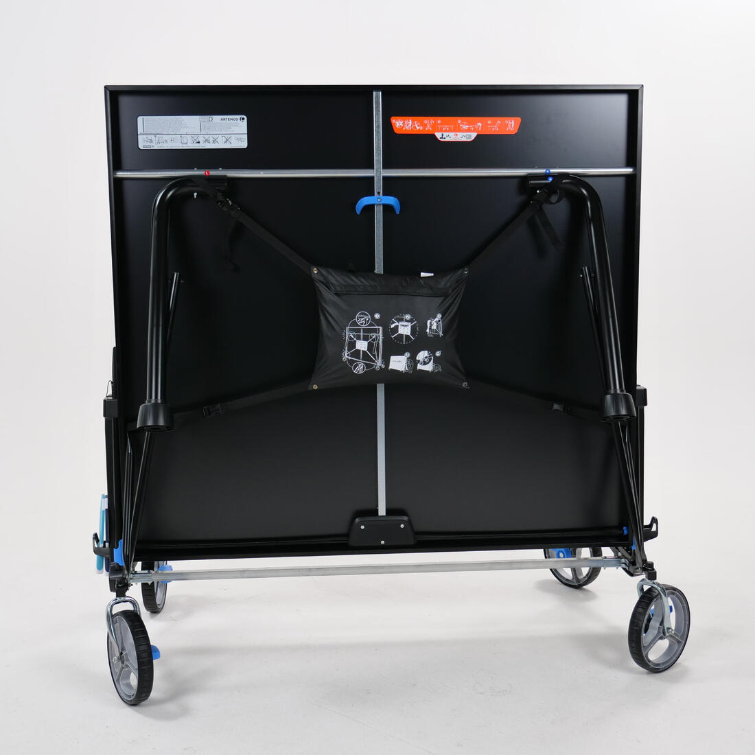 Funda para mesa plegada de ping-pong negra