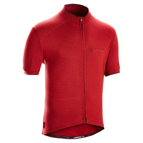 





Jersey Ciclismo GRVL900 Hombre Burdeos Manga Corta Lana Merina