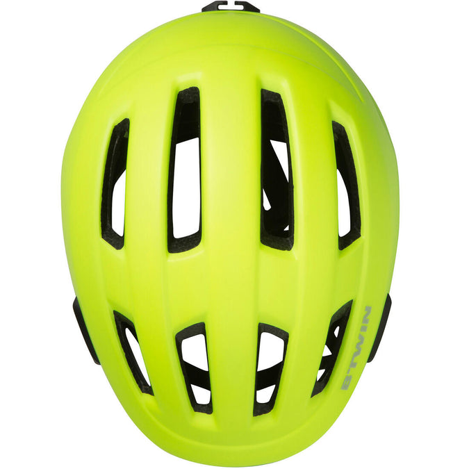 





Casco para ciclismo urbano amarillo fluorescente 500, photo 1 of 7