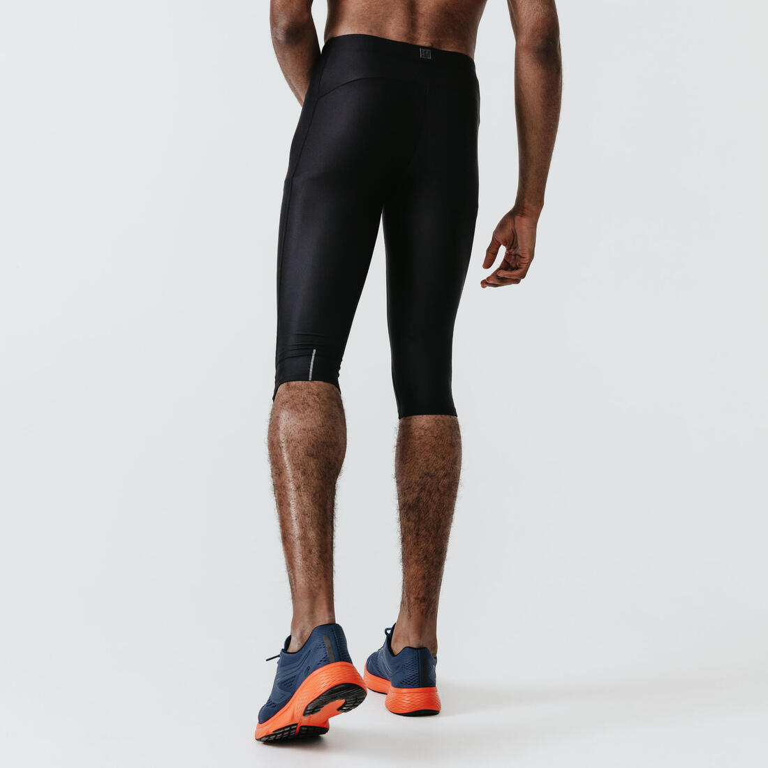 Mallas Pescador Running Dry Hombre Negro Transpirables 3/4