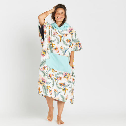 





Poncho de surf blanco para adulto 500 Belly