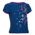 Top Playera Traje de baño Natación Alberca Bebé/Niña Azul Estampado Flores