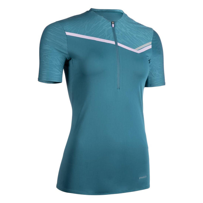 





Playera de Trail Running para Mujer - Azul - Manga Corta - Cierre, photo 1 of 6