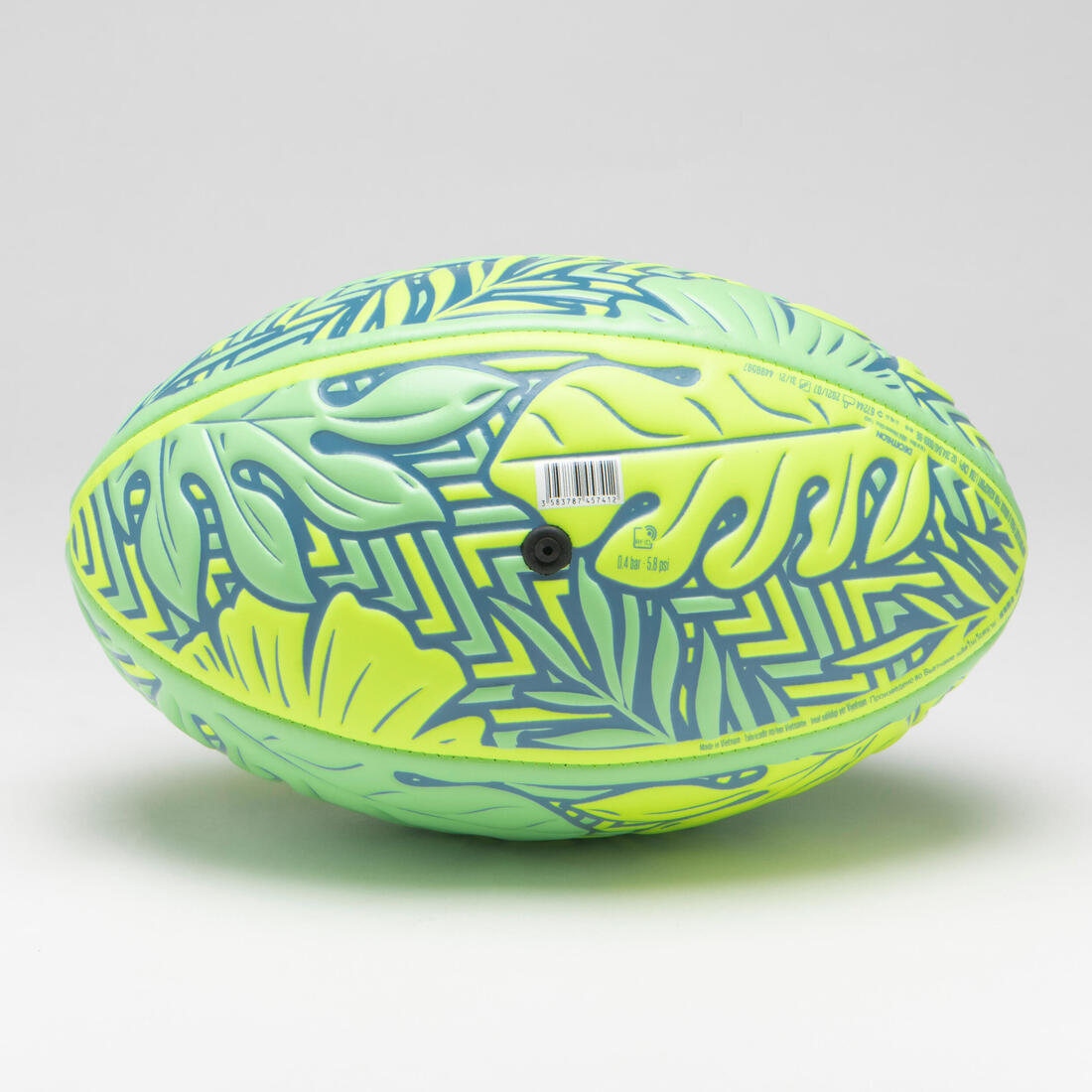 Balón de rugby playa - Talla 1 - R100 Midi City azul amarillo naranja
