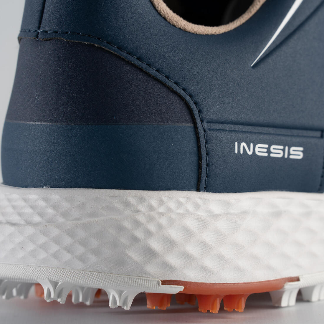 Zapatos de golf impermeables blancos para hombre Grip Waterproof