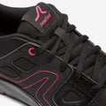 Calzado Caminar HW 100 Mujer Negro/Rosa