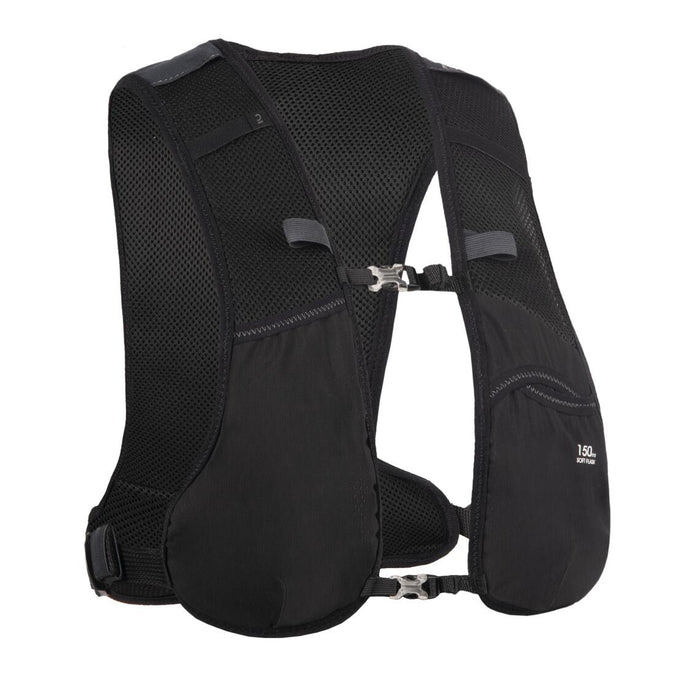 MOCHILA RUNNING 5L MIXTA NEGRO VENDIDA CON BOLSA DE AGUA 1L Decathlon Panama