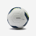 Balón de fútbol Híbrido FIFA BASIC F500 talla 4 blanco amarillo