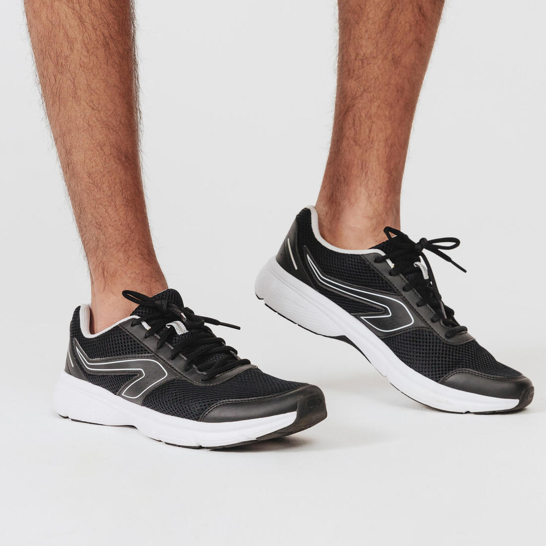 TENIS DE RUNNING PARA HOMBRE RUN CUSHION NEGROS GRISES