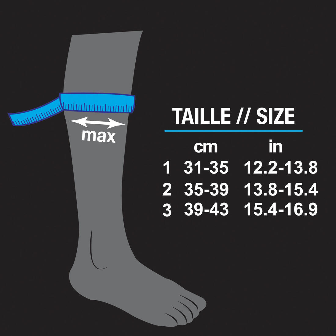 Pantorrillera de sujeción izquierda/derecha adulto NBA - Soft 300 negro - Decathlon Panama