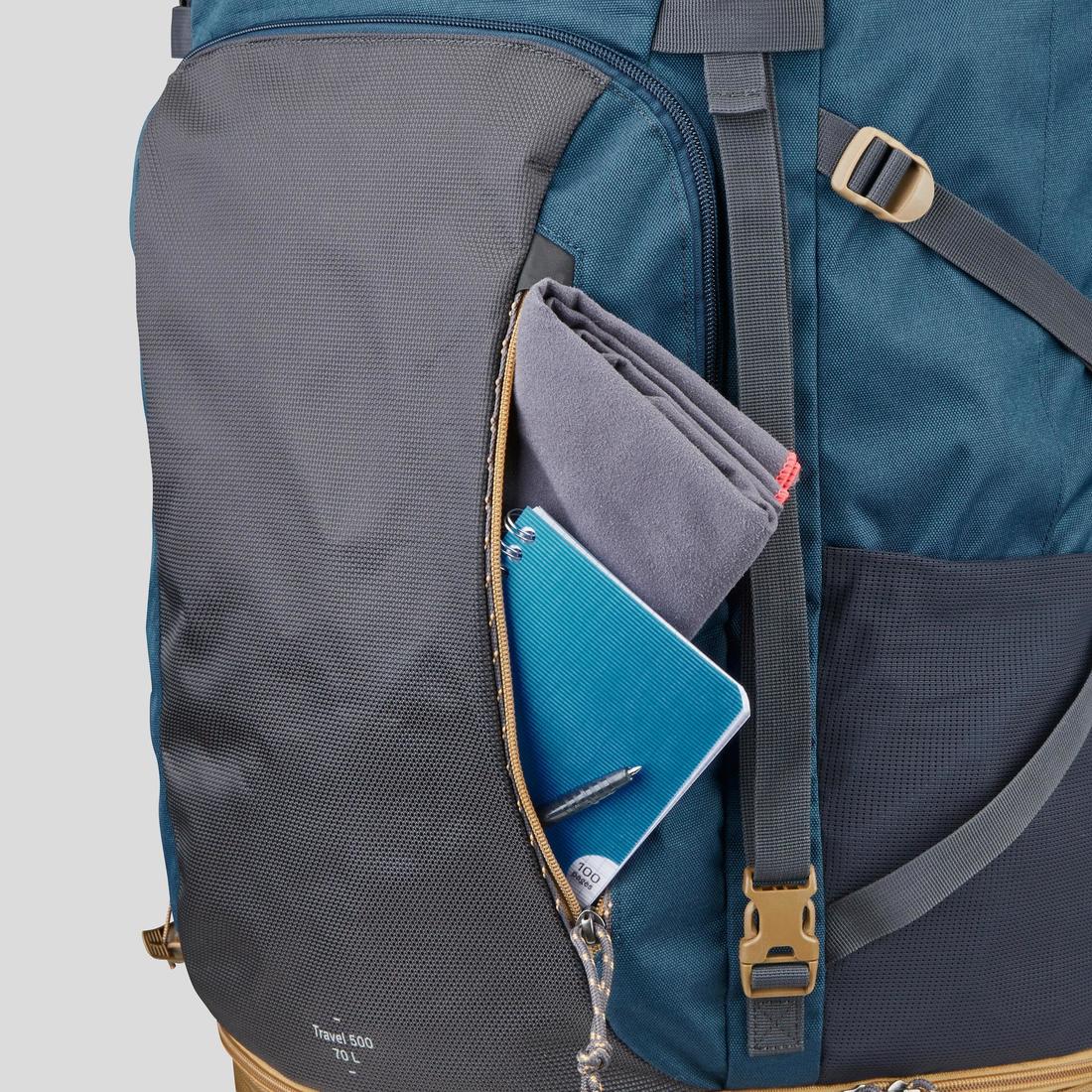 Mochila de viaje hombre 70 L - Travel 500