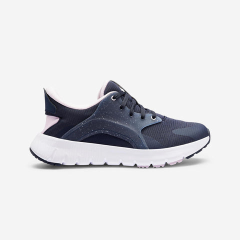 





Tenis de caminar para pie ancho azules para mujer SW500.1