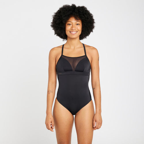 





Traje de baño de surf negro para mujer Elise