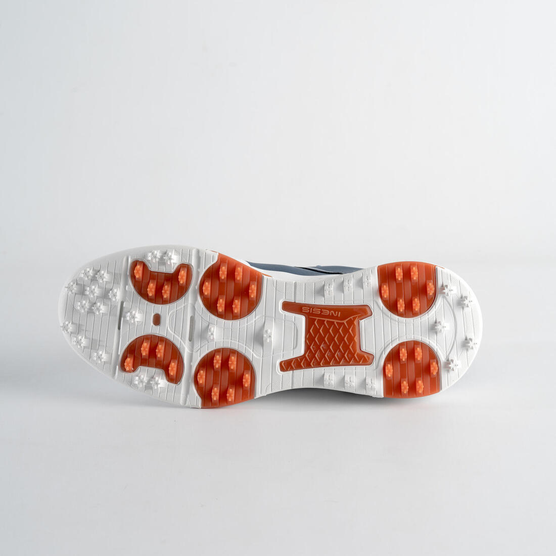 Zapatos de golf impermeables blancos para hombre Grip Waterproof