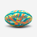 Balón de rugby playa - Talla 1 - R100 Midi City azul amarillo naranja