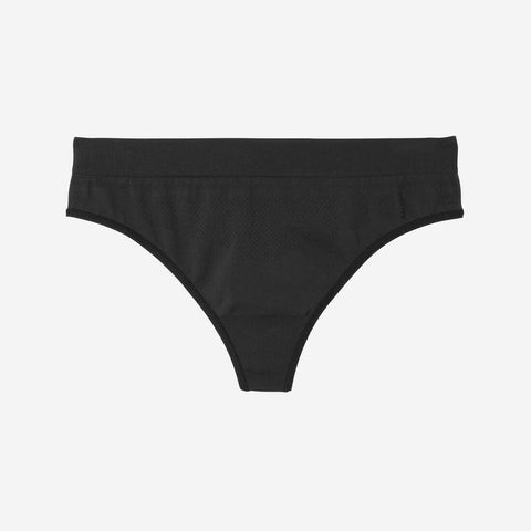 





Tanga de running sin costuras negra para mujer