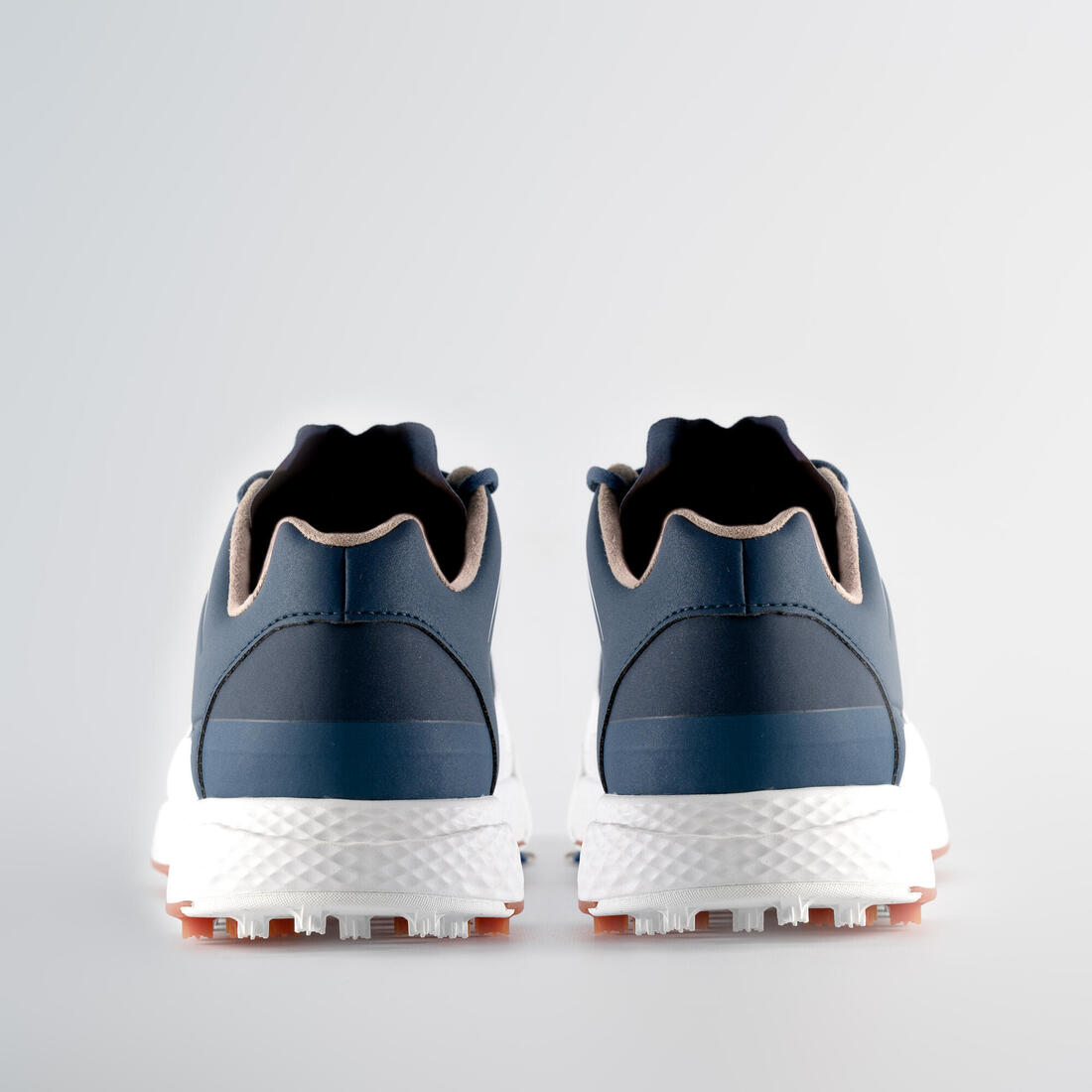 Zapatos de golf impermeables blancos para hombre Grip Waterproof