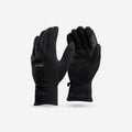 Guantes Polares Trekking y Montaña MT100 Negro Adulto