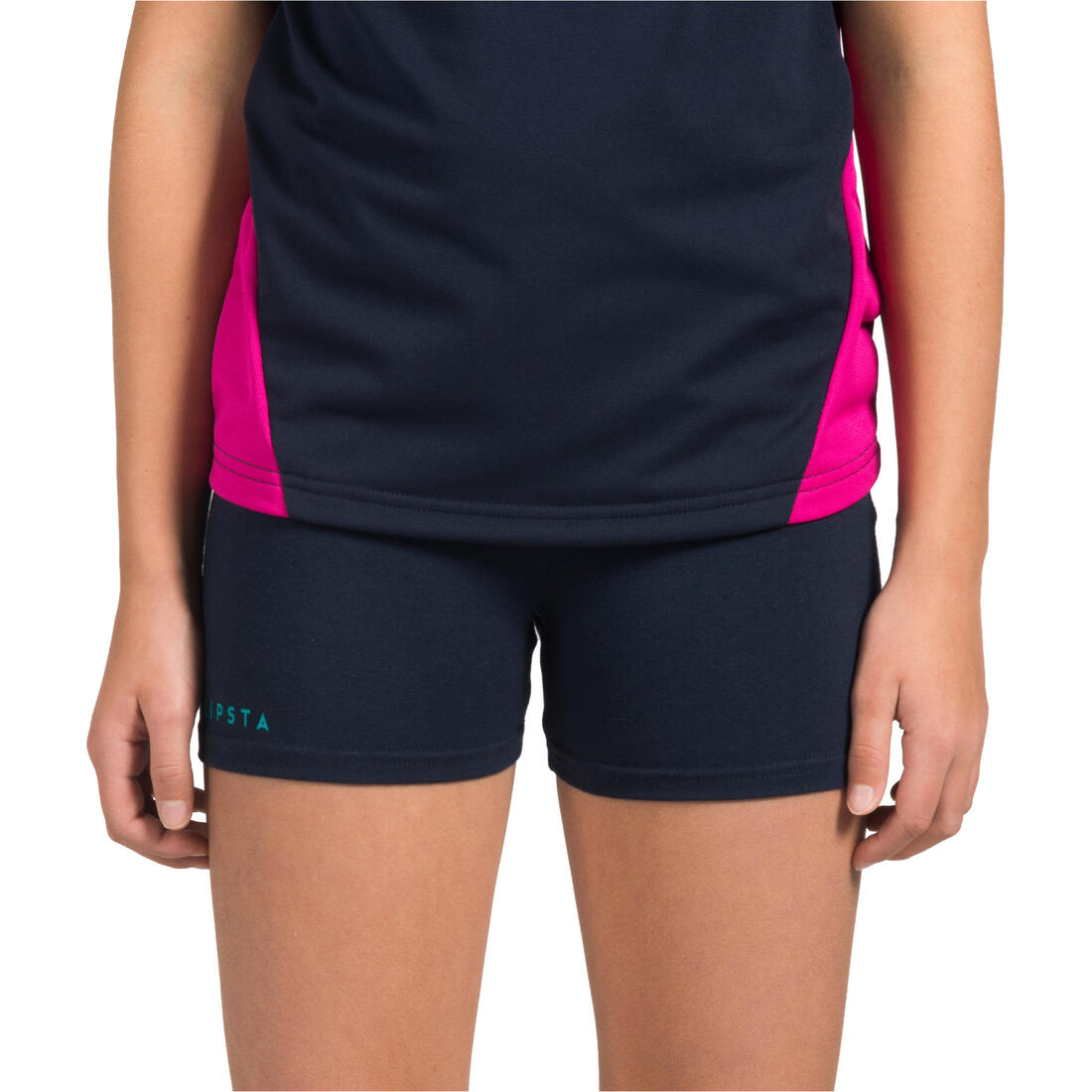 SHORT V100 para niña azul