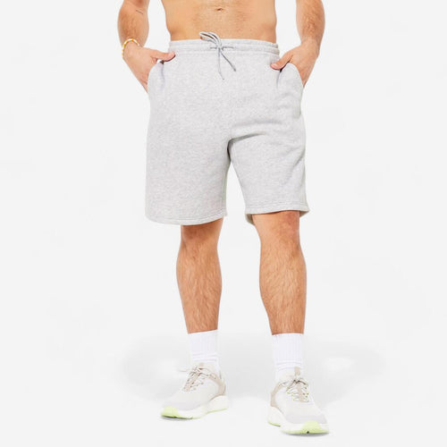 





Short de muletón gris para hombre 500