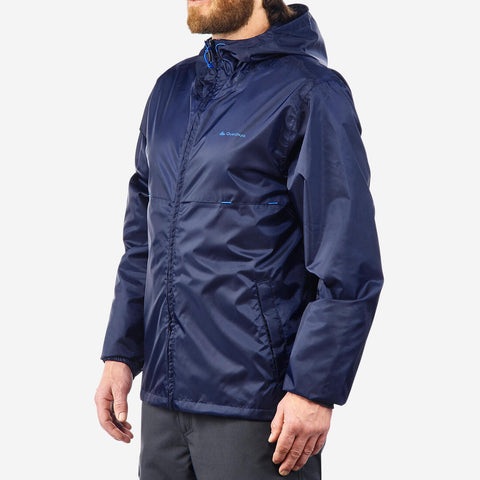 





Chamarra rompeviento y perlante de senderismo - Raincut Full Zip - Hombre